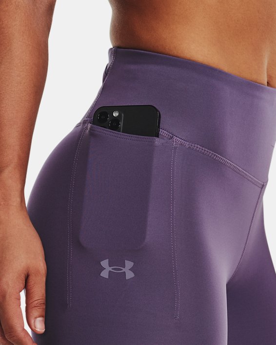 Women's UA Fly-Fast Elite Ankle Tights in Purple image number 5